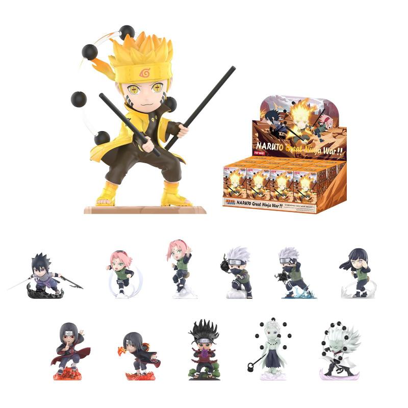 Figura Caixa cega POP MART Naruto Ninkai Taisen Series x12